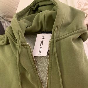 COPY - Brandy Melville Oversized (One Size) Christy Hoodie Olive Green NWT